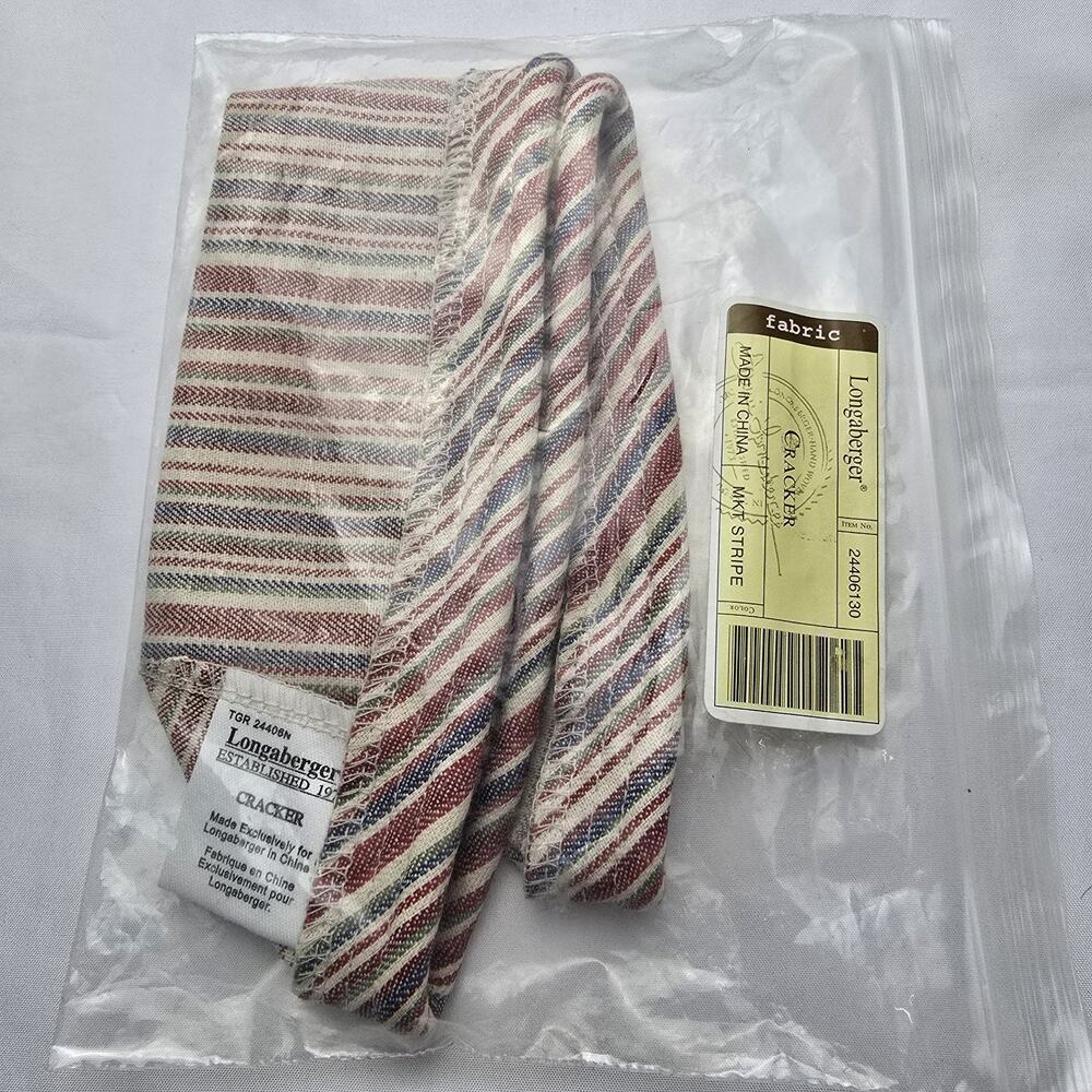 Longaberger Multicolor Fabric Tie